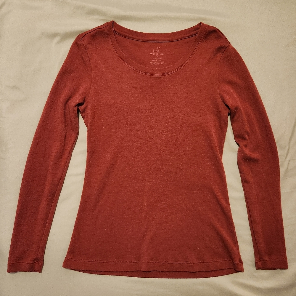 Women's Woolx Kenzie Scoopneck 100% Merino Top in Size Small